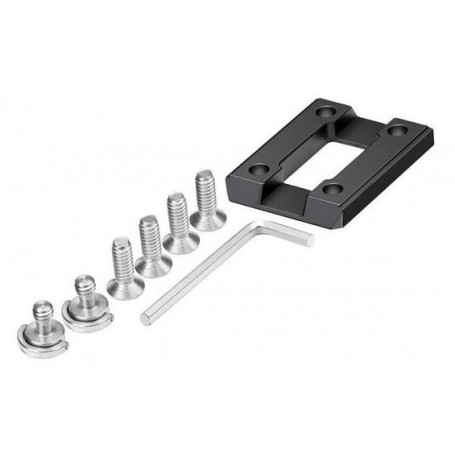 Soporte de lente para cámara Leofoto VR-220 para cabezales Manfrotto/Sachtler (70418)