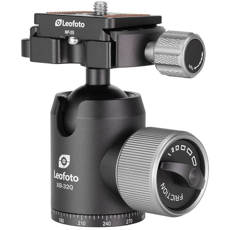 Leofoto Tripod ball-head XB-32Q + NP-35 quick release plate (70248)