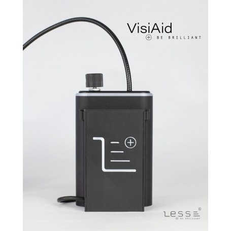 LESS VisiAid, Osvětlené brýle, Kompletní sada, Stolní a mobilní (Nabíjecí baterie: ano) (85914)