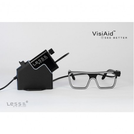 LESS VisiAid, Illuminated Glasses, Complete Set, Desktop (Rechargeable battery: no) (85822)