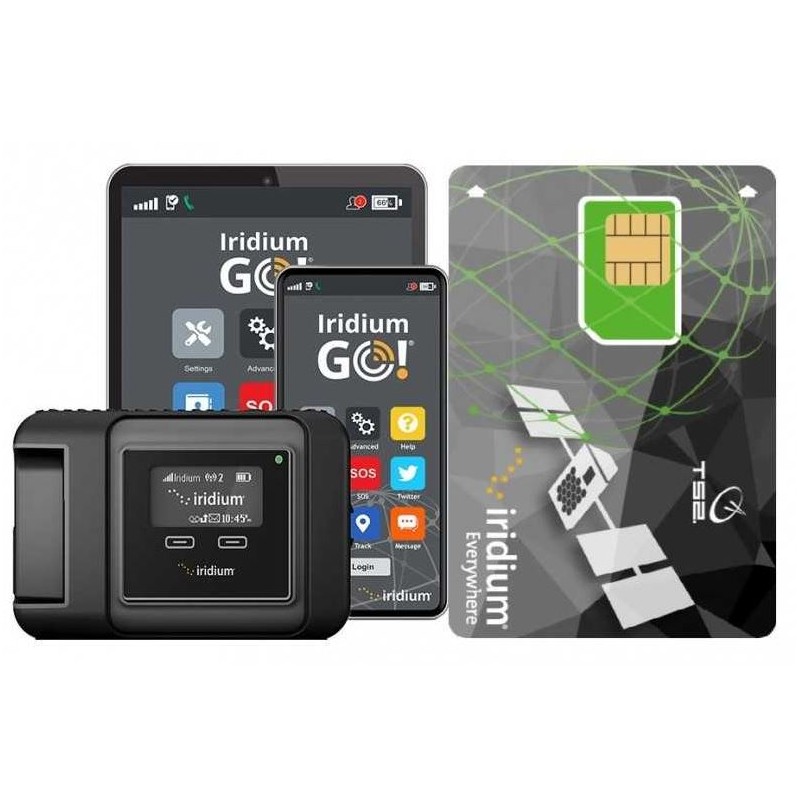 Текст ваучера Iridium і дзвінок для Iridium GO! (3000 SMS або 120 хв) - Термін дії 180 днів