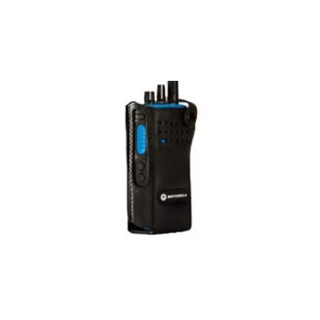 PMLN6098A Motorola Soft Leather Carry Case with 2.5-inch Swivel Belt Loop for Non-Display Radio
