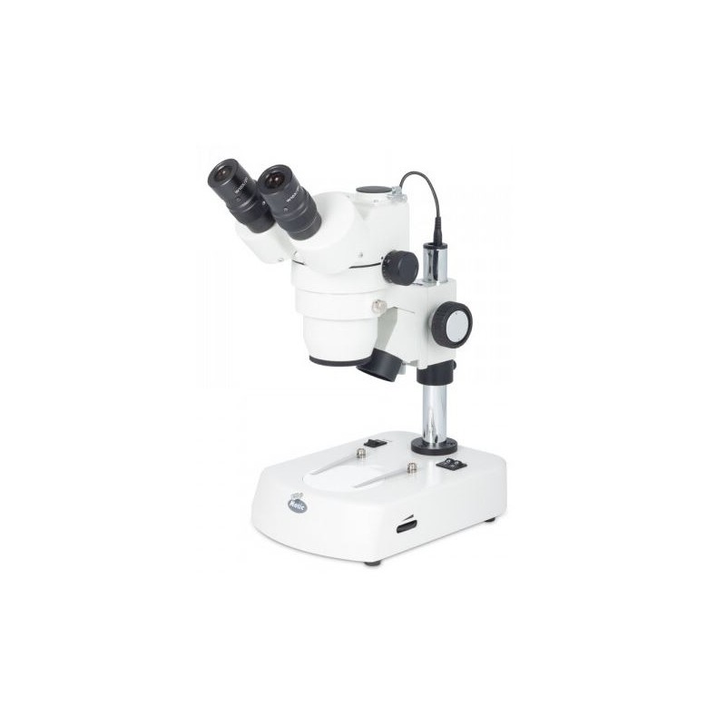 Микроскоп стерео-зум Motic SMZ-143 N2LED, тринокулярный, светодиодный, 10-40x, 4:1 (71089)