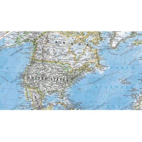 แผนที่โลก National Geographic (ขนาด 279 x 193 ซม.) ภาษาอังกฤษ (85714)