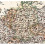 Antikvárna mapa Európy v angličtine od National Geographic, 3 sekcie (85655)