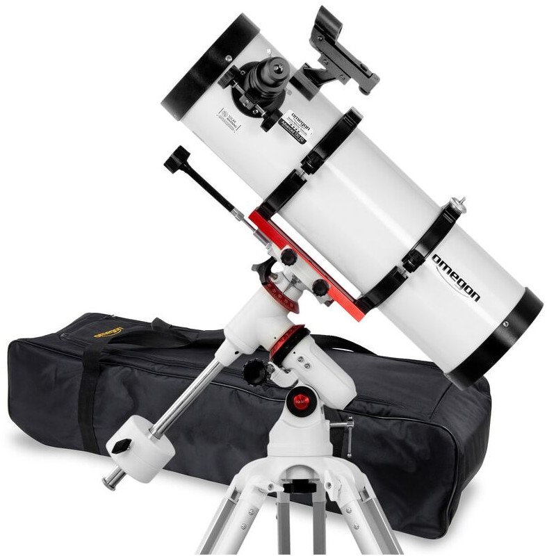Omegon Teleskop Advanced 130/650 EQ-320 + 5" tüpler/mercekler için taşıma çantası (85641)