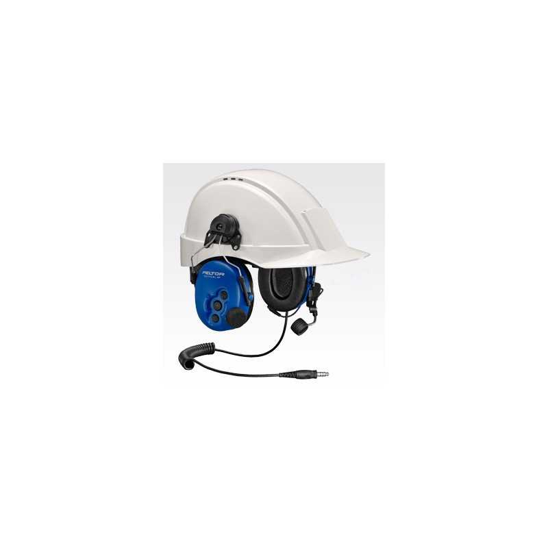 PMLN6089A Motorola PELTOR ATEX Tactical Heavy-Duty Headset with Helmet Attachment and Boom Mic
