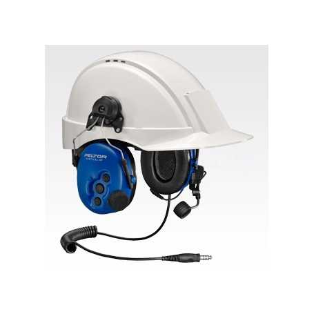 PMLN6089A ชุดหูฟังหนักพิเศษเทคติคอล ATEX Motorola PELTOR พร้อมอุปกรณ์ติดหมวกและไมโครโฟนบูม