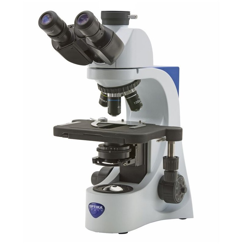 Optika Mikroskops B-383PLi, trino, N-PLAN, IOS, 40x-1000x (44705)