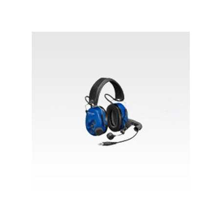 Auriculares tácticos de alto rendimiento con micrófono de brazo Motorola PELTOR ATEX PMLN6090A para colocar sobre la cabeza.