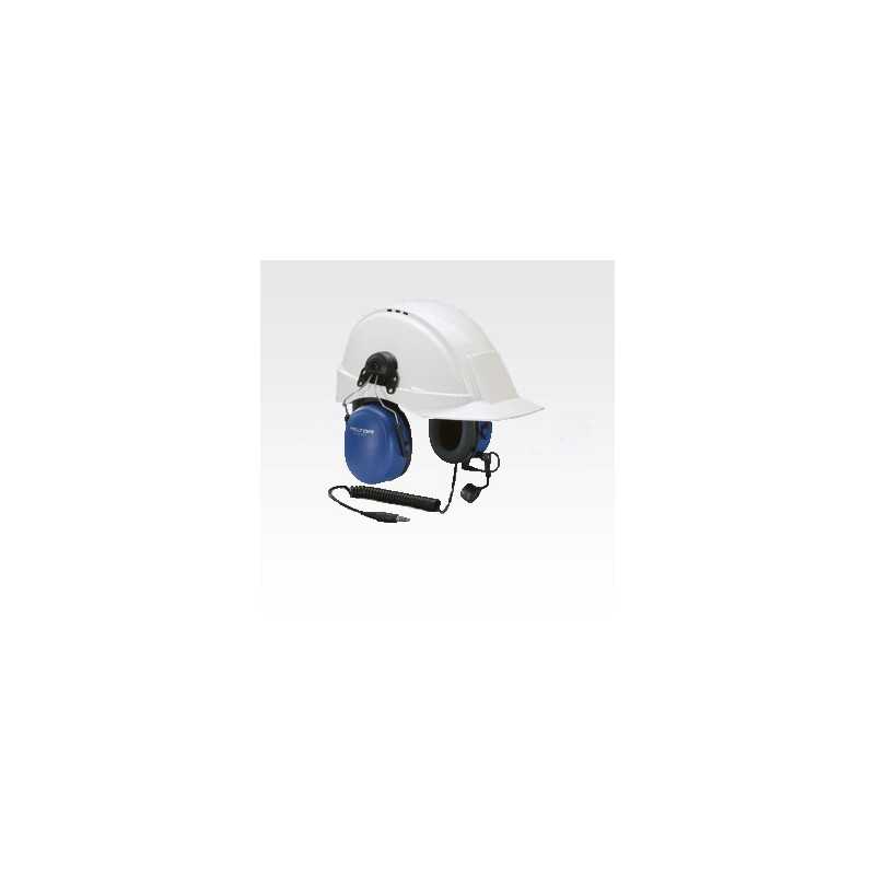 PMLN6092A אוזניות PELTOR ATEX כבדות של מוטורולה עם חיבור לקסדה ומיקרופון בום