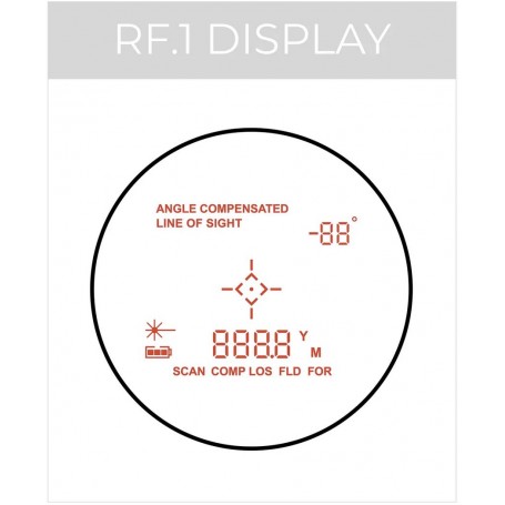 Télémètre Maven RF.1 7x25 avec fonctions balistiques (RF1BLD4)