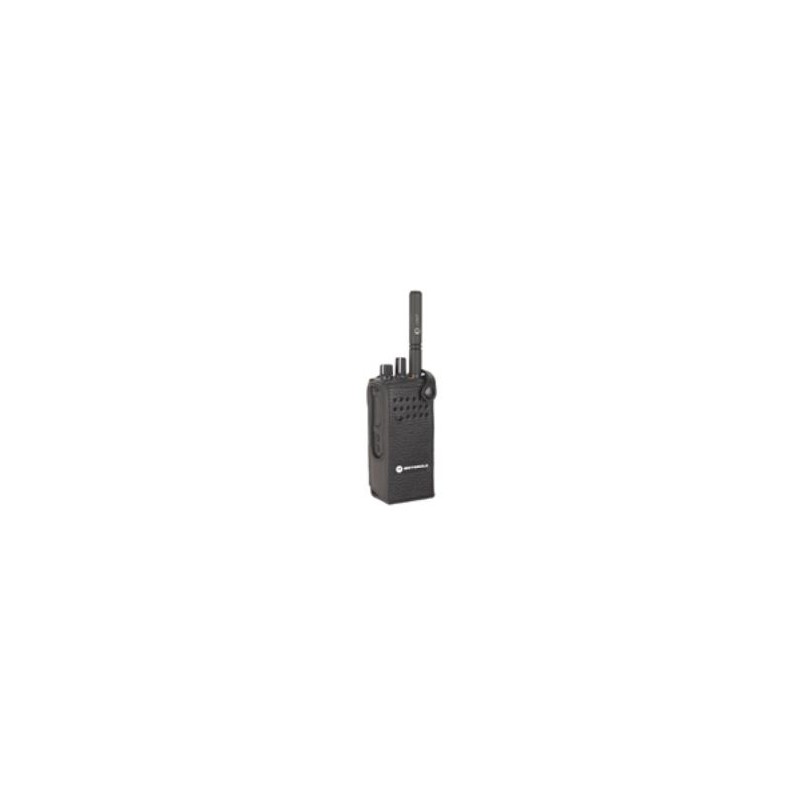 PMLN5839A Motorola Hard Leather Carry Case with 3-inch Fixed Belt Loop for Non-Display Radio