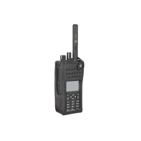 PMLN5844A Motorola Nylonburðartaska með 3 tommu föstu belti fyrir skjásendi.