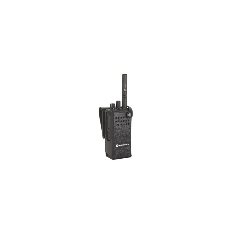 PMLN5846A Motorola Hård Læderbæretaske med 3-tommer Svingbæltestrop til Radio uden Display