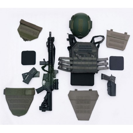 Elmetto antiproiettile PPE ACH Gen.I, IIIA esteso 0101.06