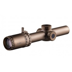 Primarni daljnogled Primary Arms SLx 1-6x24mm SFP Gen IV z osvetljeno mrežo ACSS Nova 5.56/.308 s svetlovodnim nitnim križem FDE