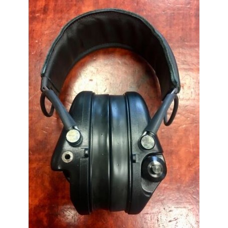 Sordin Supreme Pro-X สีดำ (75302-X/L-02-G-S) - ที่ครอบหูป้องกันเสียงแบบอิเล็กทรอนิกส์พร้อมเจลสำหรับปิดหู