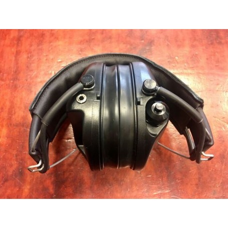 Sordin Supreme Pro-X hitam (75302-X/L-02-G-S) - pelindung pendengaran elektronik dengan bantalan telinga gel