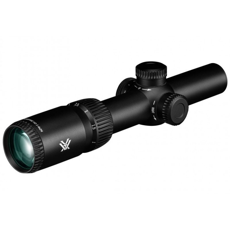 Vortex Crossfire HD 1-4x24 30 mm iR Dead-Hold 2A BDC MOA spotting scope (CFR-1401i)
