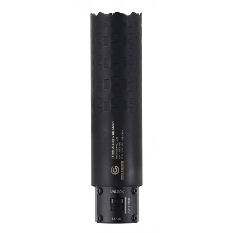 ゴマンダー タイタン X QD-LOCK L 5.56 M26x1.5 ブラック サイレンサー (TB0.10560)