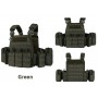 Taktische Weste Molle Plattenträger Typ (ohne Einsatz) Multicam