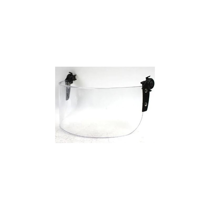 BulletProof PPE Impact-resistant visor for helmets with tactical rails