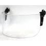 BulletProof PPE Impact-resistant visor for helmets with tactical rails