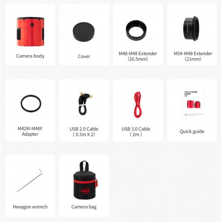 ZWO ASI 6200MC Pro Color P-25 camera (ASI6200MCP25)