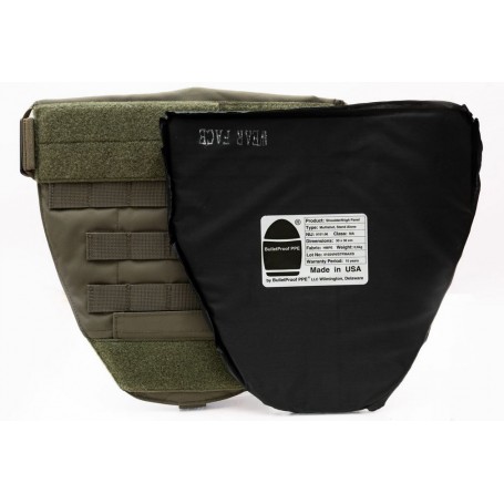 BulletProof PPE לוח כתף גדול Class IIIA / NIJ 0101.06