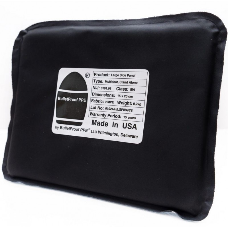 BulletProof PPE Stor sidopanel Klass IIIA / NIJ 0101.06
