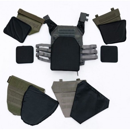 BulletProof PPE แผงด้านข้างขนาดใหญ่ Class IIIA / NIJ 0101.06