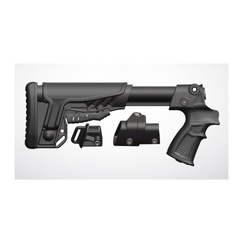 Culata táctica plegable telescópica DLG con empuñadura tipo rifle para Mossberg 500/590 dlg-118l-kit (dS_62694)