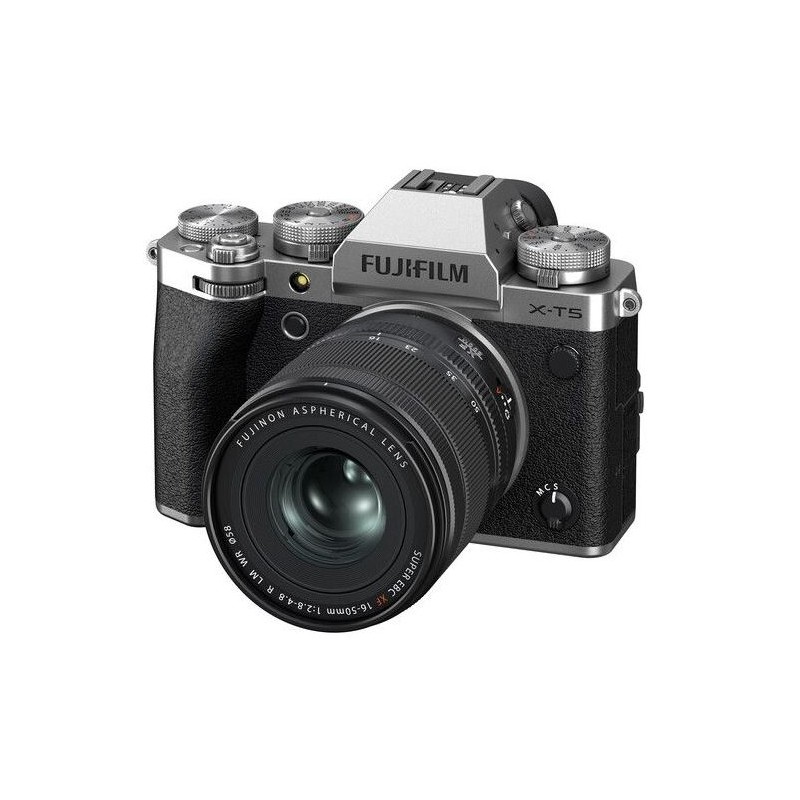 Fujifilm X-T5 XF16-50 F2.8-4.8 R LM WR Srebrny (SKU FU-XT5-1650S)