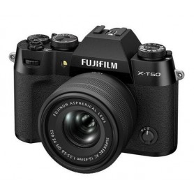 फुजीफिल्म X-T50 XC15-45 F3.5-5.6 OIS PZ ब्लैक (SKU FU-XT50-1545B)