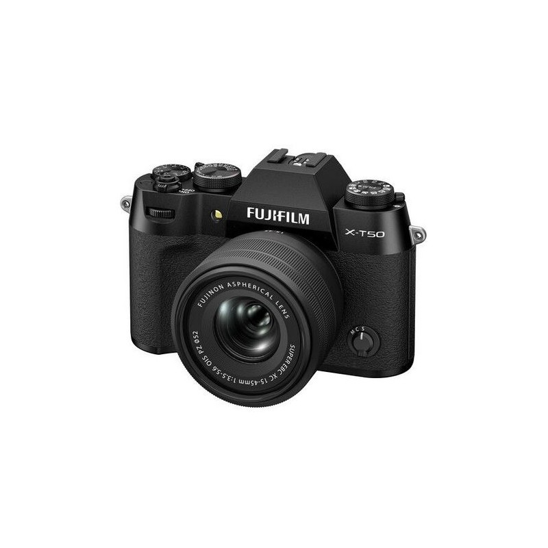 Fujifilm X-T50 XC15-45 F3.5-5.6 OIS PZ Czarny (SKU FU-XT50-1545B)
