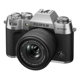 Fujifilm X-T50 XC15-45 F3.5-5.6 OIS PZ Strieborný (SKU FU-XT50-1545S)
