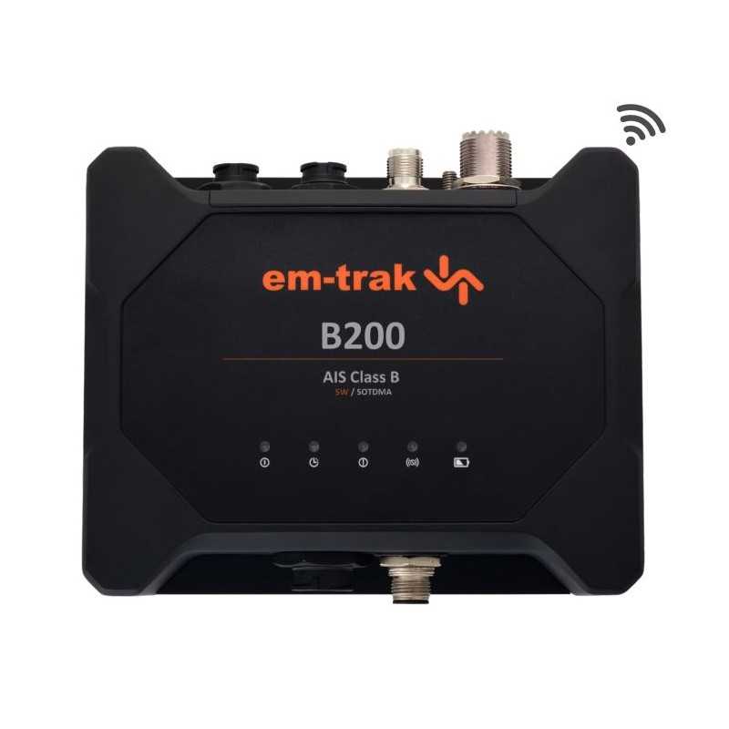 Em-trak B200 AIS B klases 5W uztvērējs-pārraidītājs