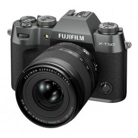 فوجي فيلم X-T50 XF16-50 F2.8-4.8 R LM WR فضي Char. (رمز المنتج FU-XT50-1650CS)