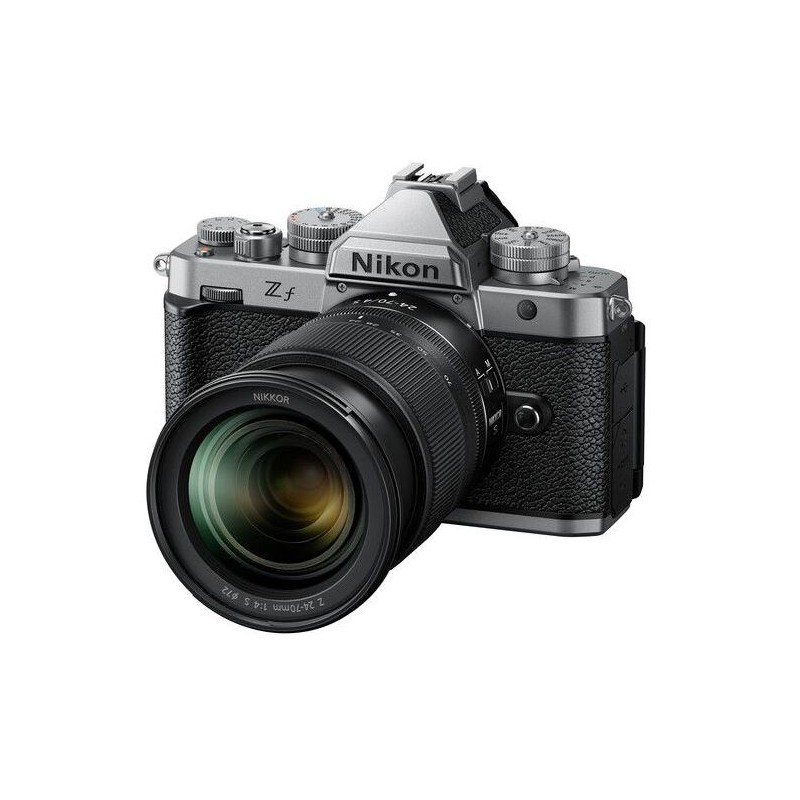 Nikon Z f + 24-70 f/4 Zestaw Srebrny (SKU N-VOA123K002)
