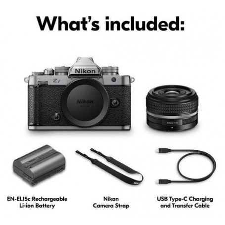 Nikon Z f + 40mm SE Kit Zilver (SKU N-VOA123K001)