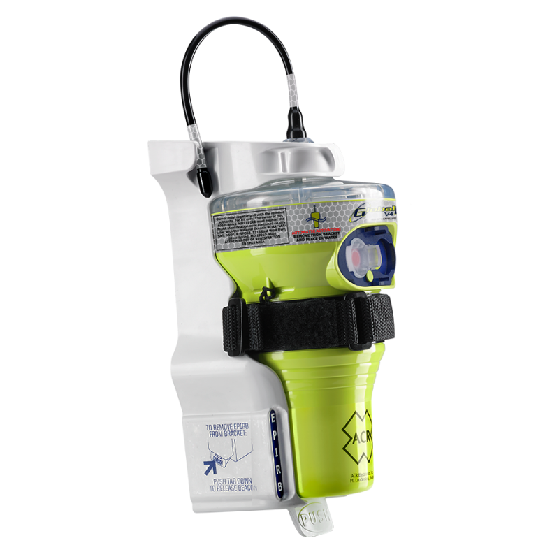 ACR GlobalFix V4 EPIRB CAT II עם תושבת שחרור ידנית