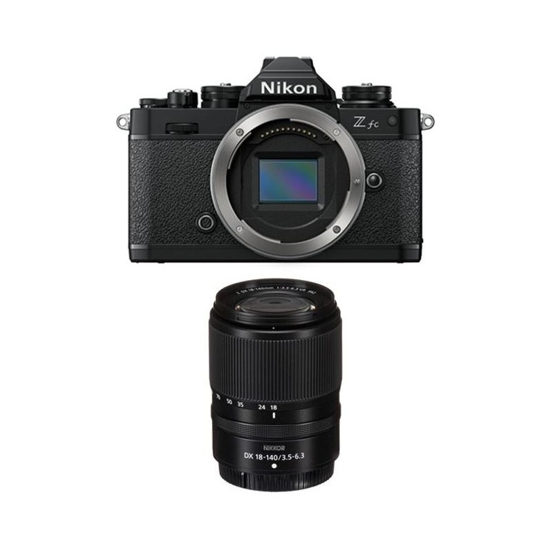 Nikon Z fc + Z DX 18-140mm f/3.5-6.3 VR Czarny (SKU N-VOA090KB04)