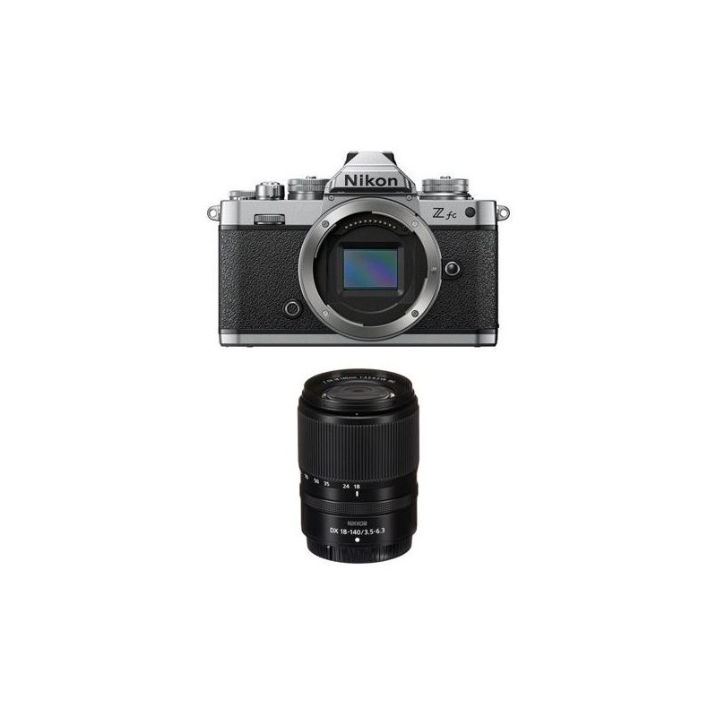 Nikon Z fc + Z DX 18-140mm f/3.5-6.3 VR Silver (SKU N-VOA090K004)