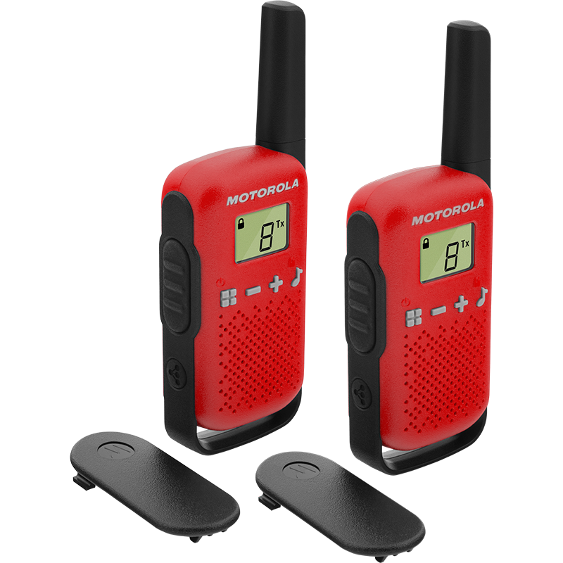 Motorola Talkabout T42 Walkie-Talkie Rood/Blauw - Duo Pack