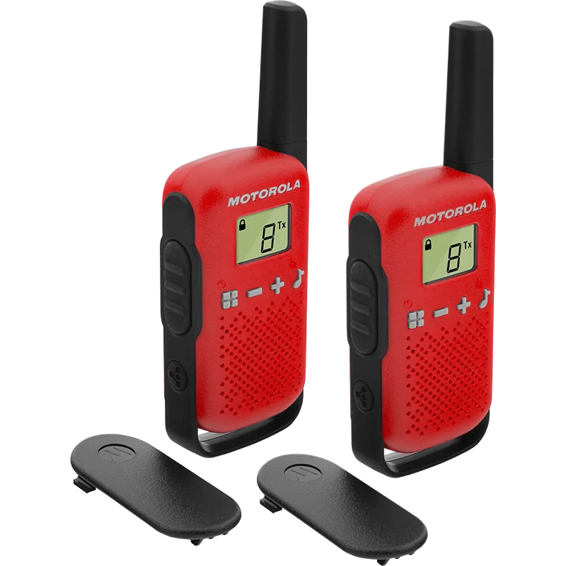 Motorola Talkabout T42 Уоки-Токи Червено/Синьо - Двоен Пакет