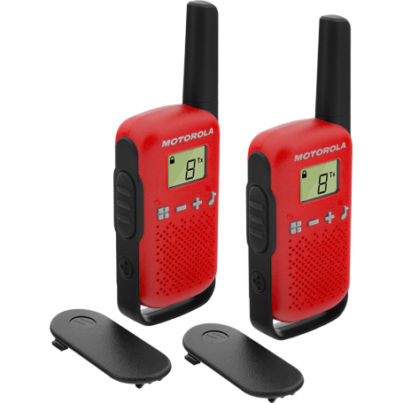 Motorola Talkabout T42 Adóvevő Piros/Kék - Kettős Csomag