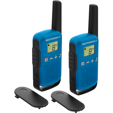 Motorola Talkabout T42 Telsiz Kırmızı/Mavi - İkili Paket