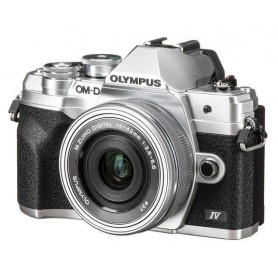 المپوس OM سیستم E-M10 IV به همراه لنز ۱۴-۱۵۰ میلی‌متر نقره‌ای (کد کالا V207130SE040)