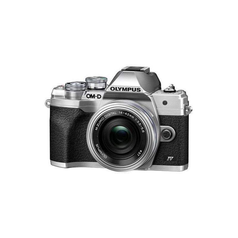 Olympus Om System E-M10 IV + 14-42 mm Srebrny (SKU V207132SE000)